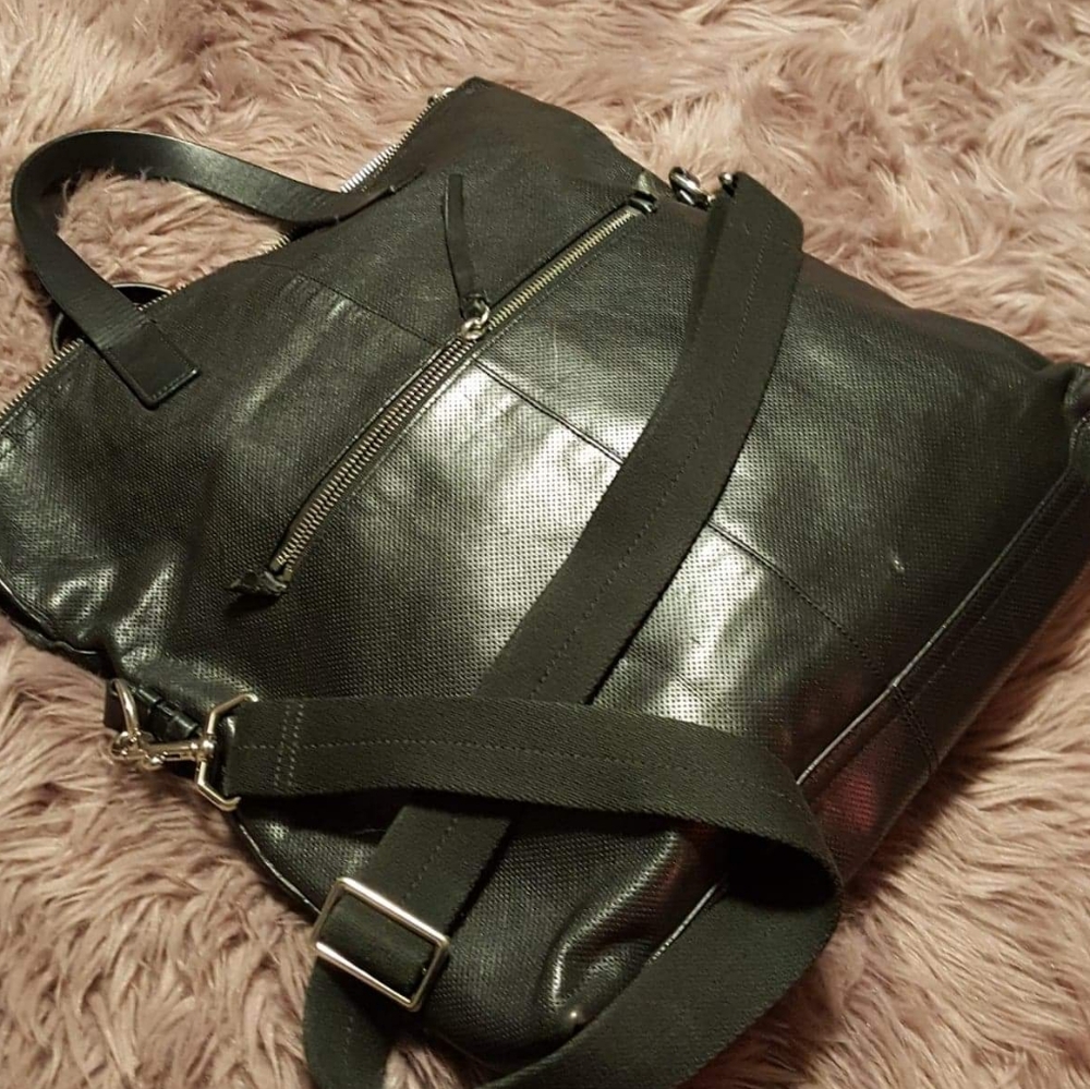 Coach, unisex, travel bag, black